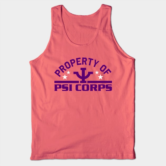 Property of Psi Corps Tank Top by Meta Cortex